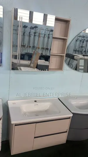 Cabinet Basin 80cm With Led Mirror