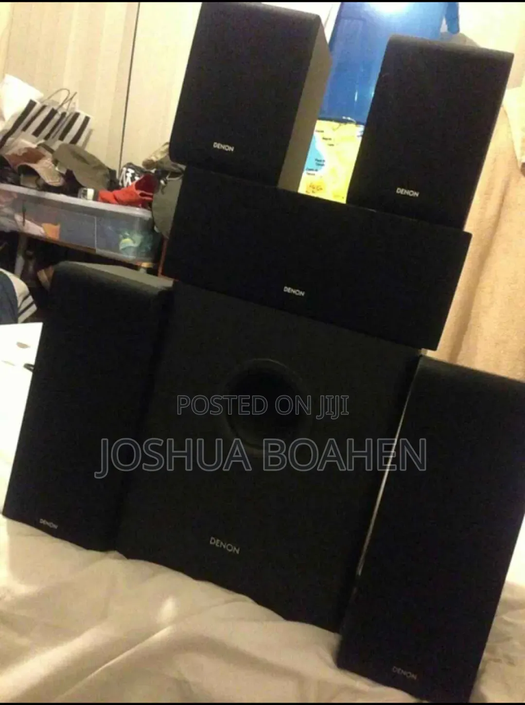 Denon Sub Woofer and 5set of Surround Speakers