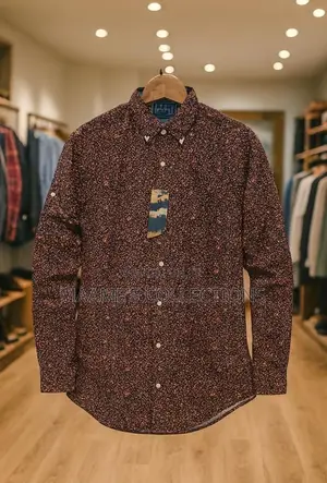 Solid Men’S Long Sleeve Shirt
