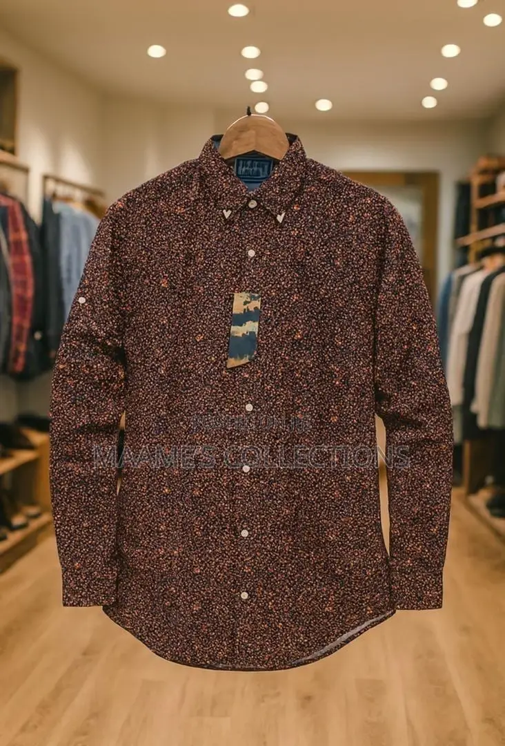 Solid Men’S Long Sleeve Shirt