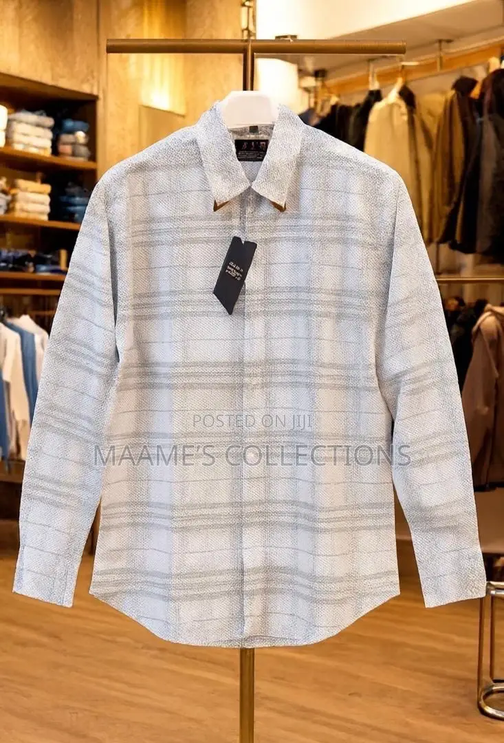 Solid Men’S Long Sleeve Shirt