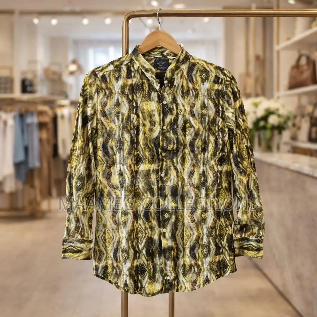 Solid Men’S Long Sleeve Shirt