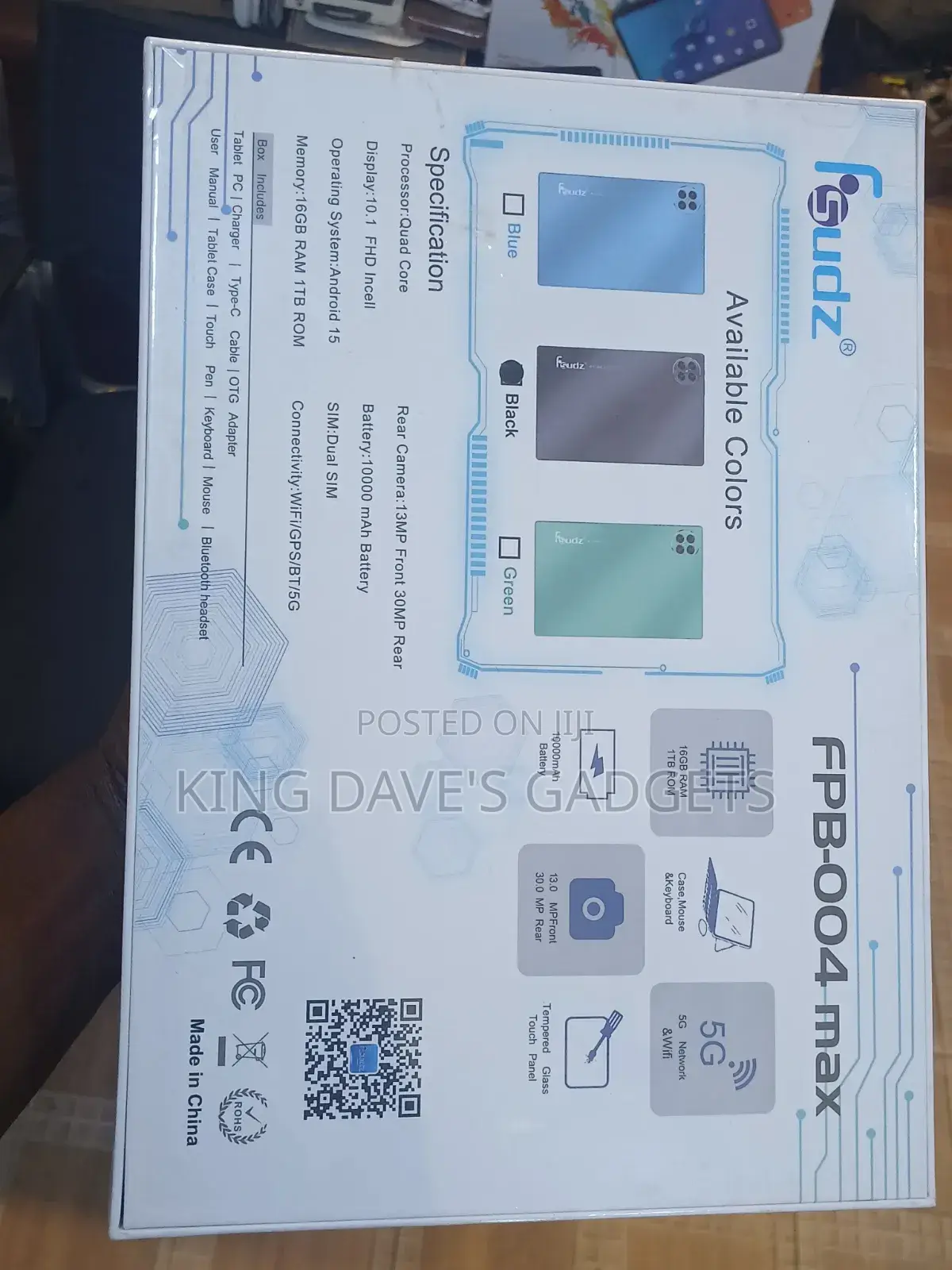 New Tablet 1 TB Black
