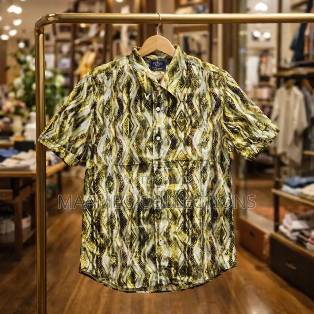 Men's Short- Sleeve Shirt.