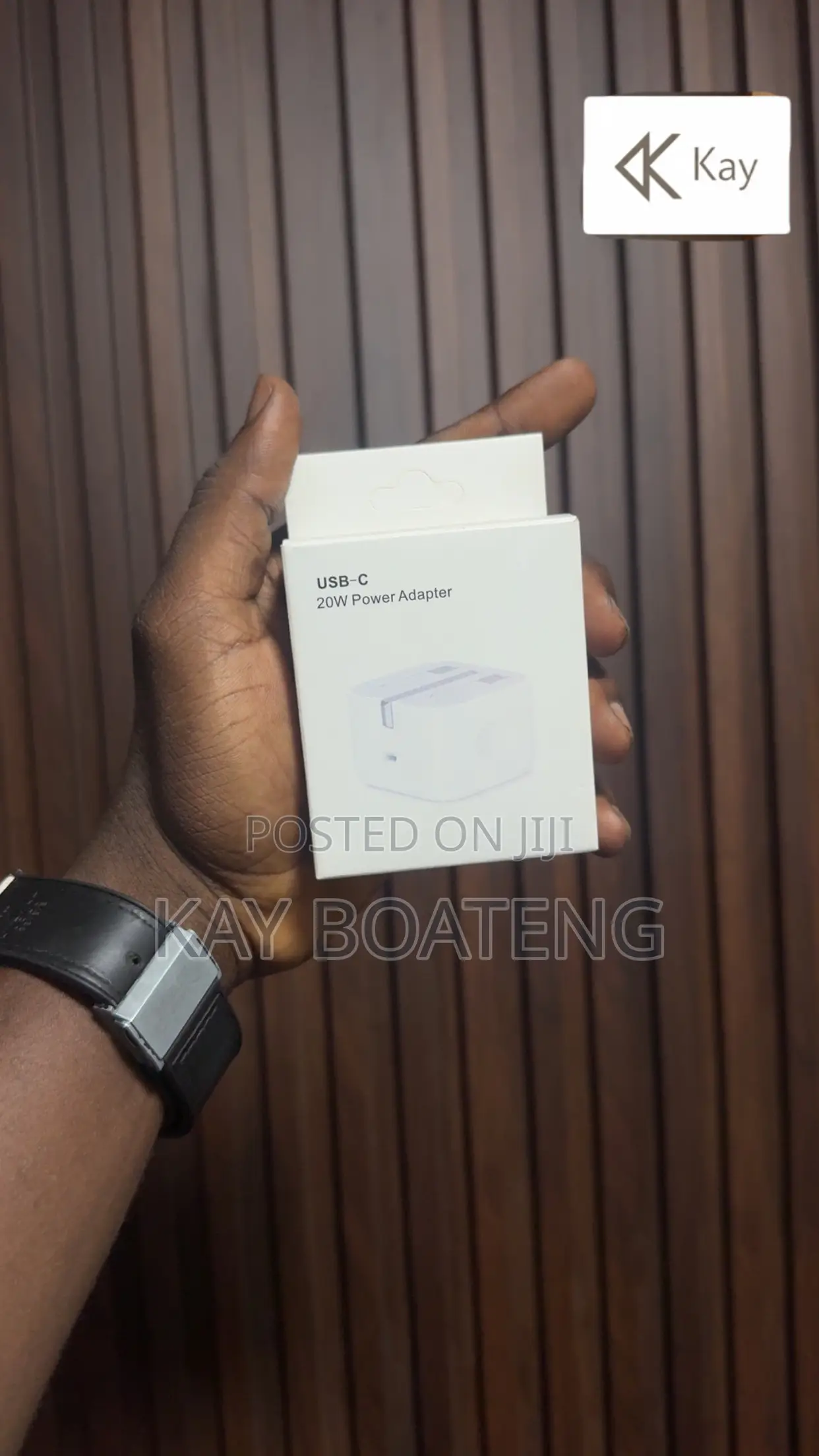 Original Usb-C 20w Folding Fast Charging Power Adapter-White