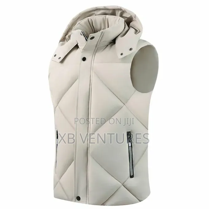 Men's Hooded Quilted Waistcoat