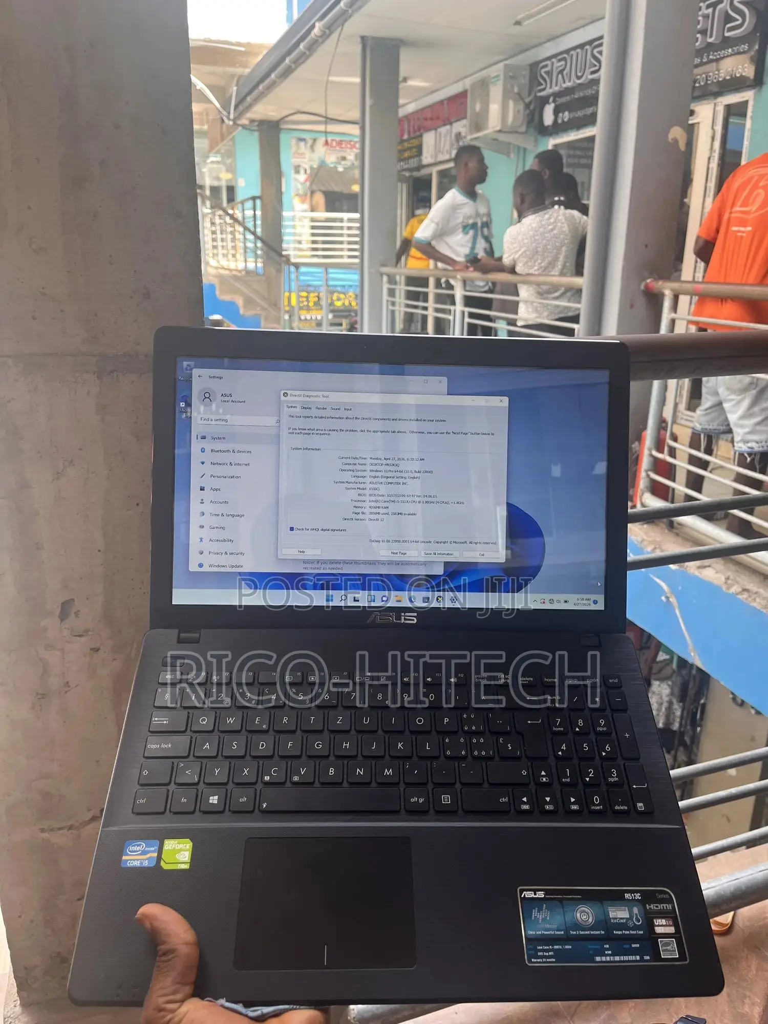 Laptop Asus X550CA 4GB Intel Core i5 HDD 500GB