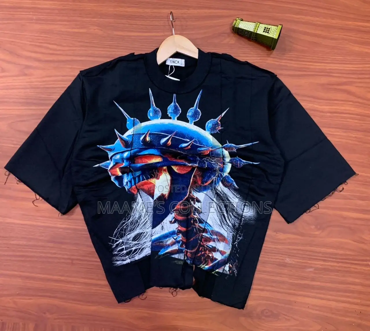 Men’S Graphic Print Crop Top