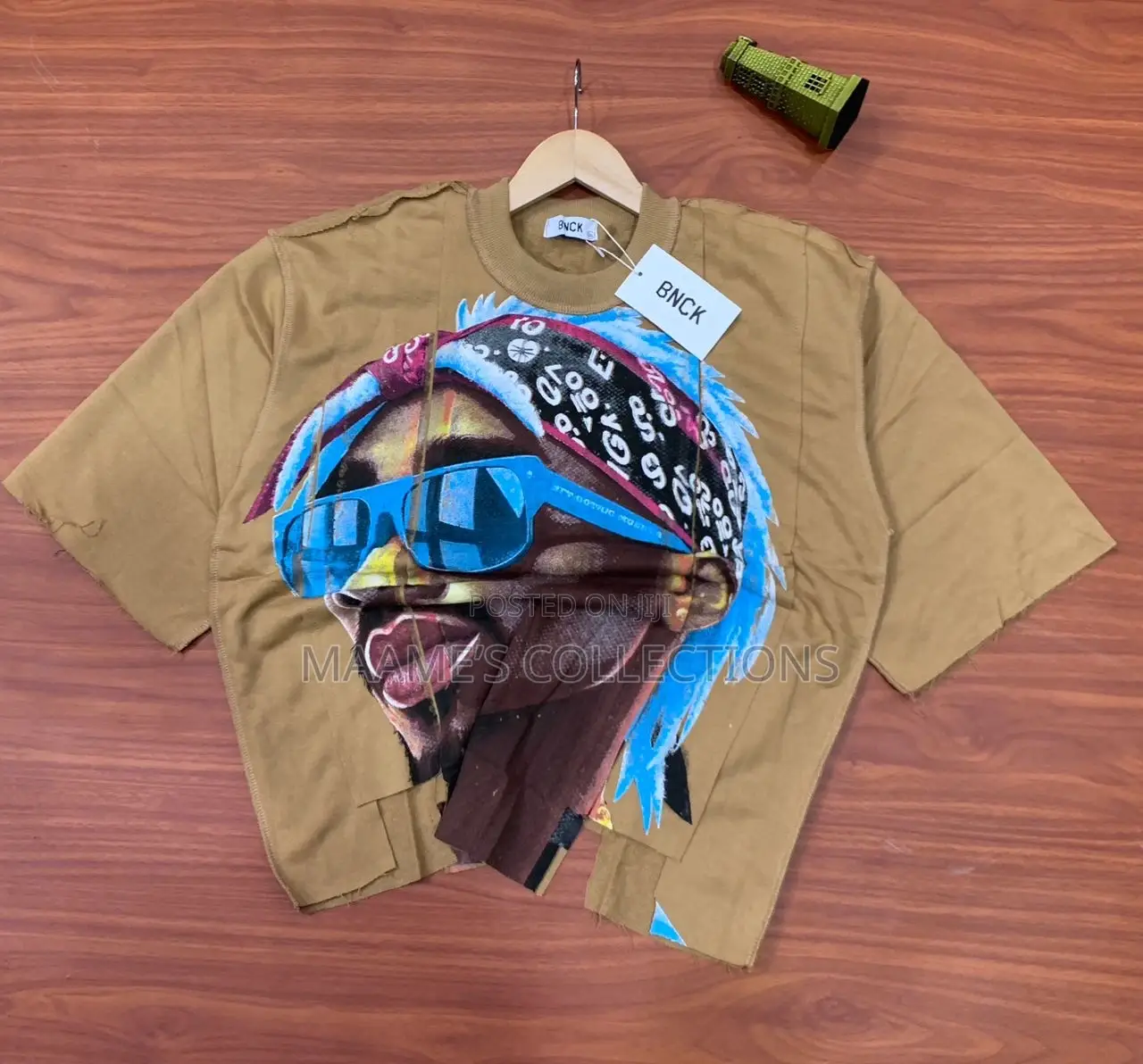 Men’S Graphic Print Crop Top