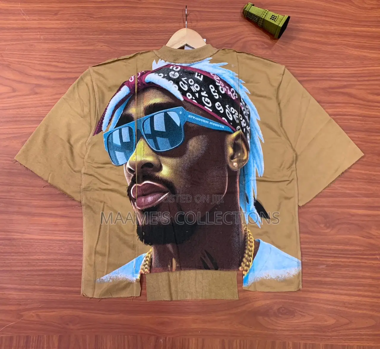 Men’S Graphic Print Crop Top