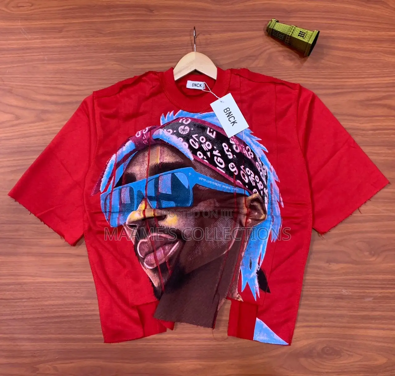 Men’S Graphic Print Crop Top