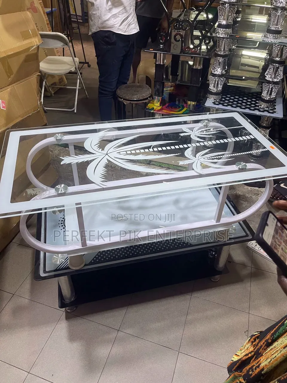 Modern Glass Center Table