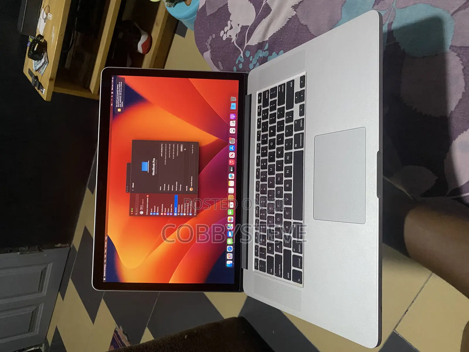 Laptop Apple MacBook Pro 2015 16GB Intel Core i7 SSD 512GB