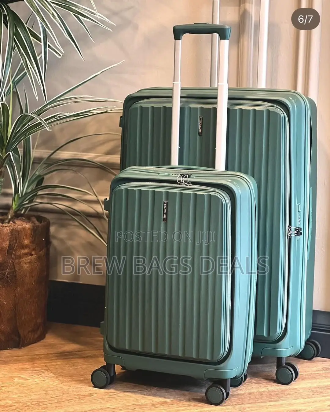 Top Quality Bubule 3set Front Zipper Unbreakable Traveling Bag.