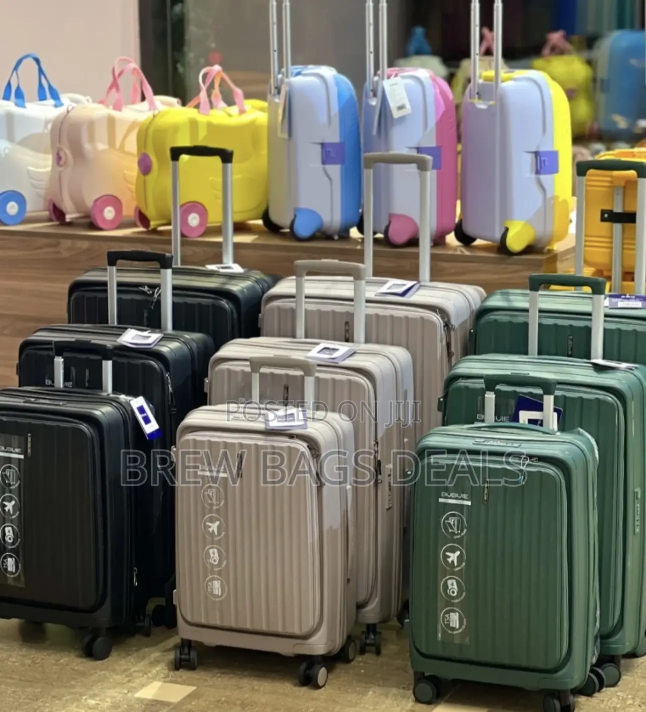 Quality Top Brand 3set Bubule Fiber Unbreakable Traveling Bag