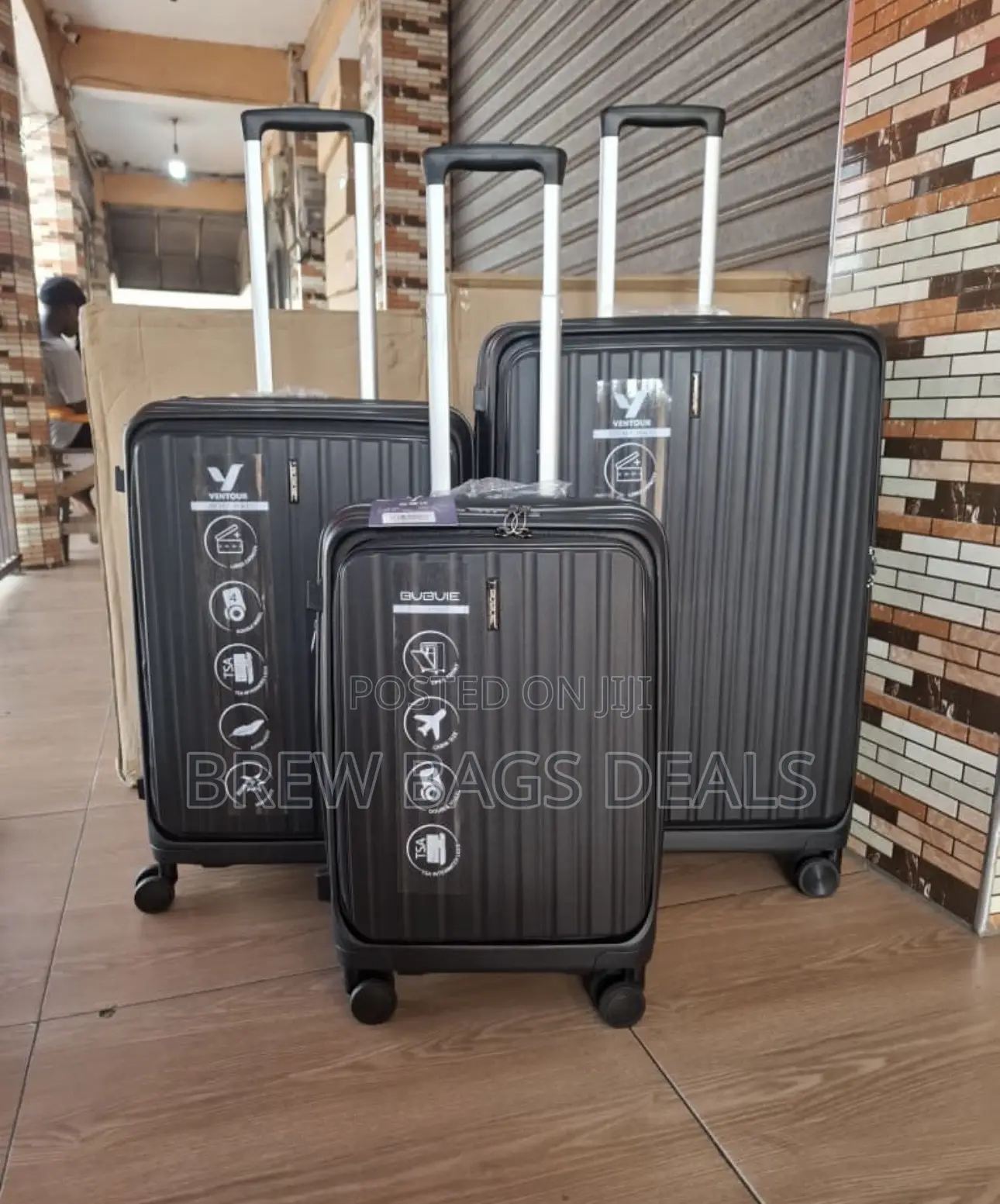 Quality Top Brand 3set Bubule Fiber Unbreakable Traveling Bag