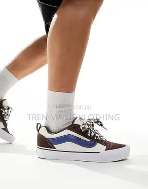 Vans Basket Knu Skul Mega Check Potting Soil