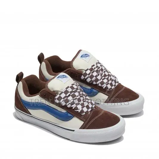 Vans Basket Knu Skul Mega Check Potting Soil