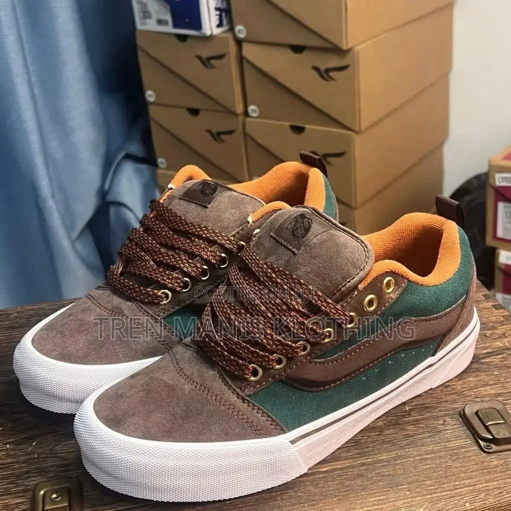 Vans Knu Skool Hylane Sneakers Green/Brown