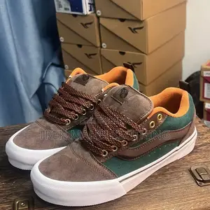 Vans Knu Skool Hylane Sneakers Green/Brown