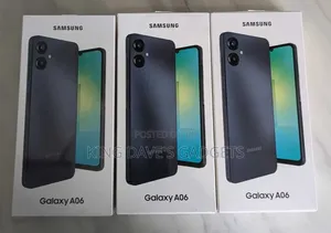 New Samsung Galaxy A06 64 GB Black