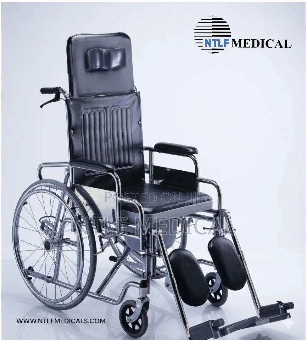 Wheel Chair Commode ( Long Back)