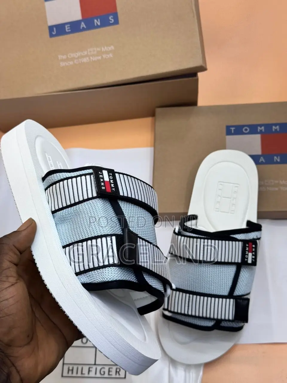 This Is Original Straps Tommy Hilfiger Men Footwear Slippers