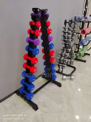 10 Tier Dumbbells Rack (Vertical)