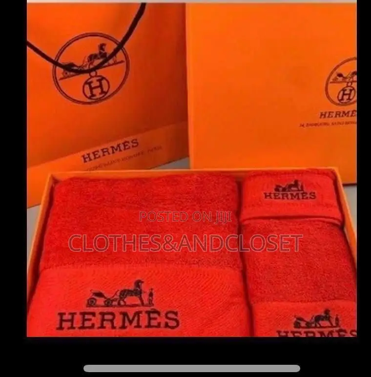 Hermes Cotton Terry Cloth Towel Sets