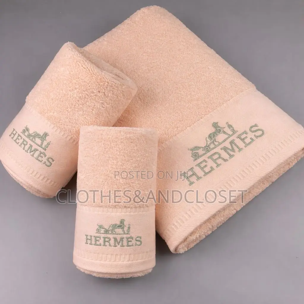 Hermes Cotton Terry Cloth Towel Sets