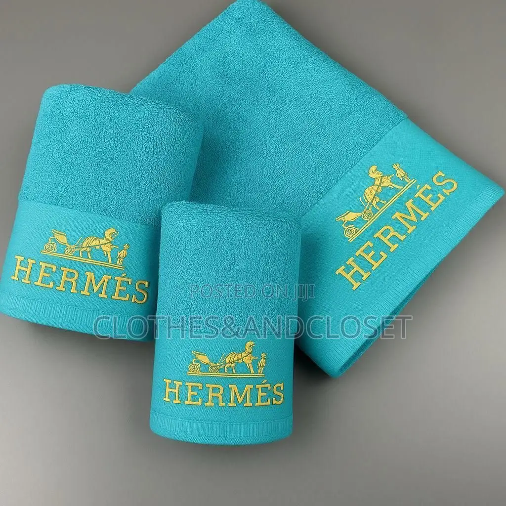 Hermes Cotton Terry Cloth Towel Sets