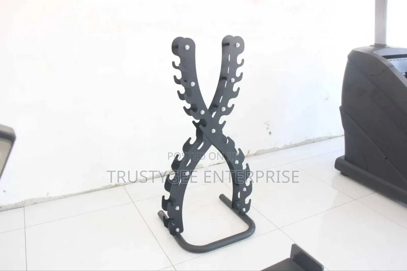 X-Shape Standing Dumbbells Rack (10 Pairs)