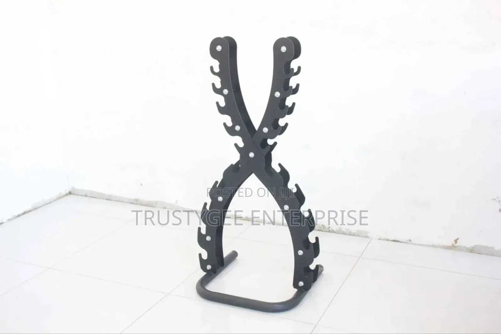 X-Shape Standing Dumbbells Rack (10 Pairs)