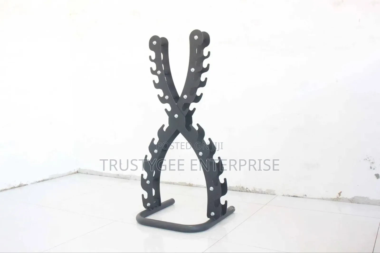 X-Shape Standing Dumbbells Rack (10 Pairs)