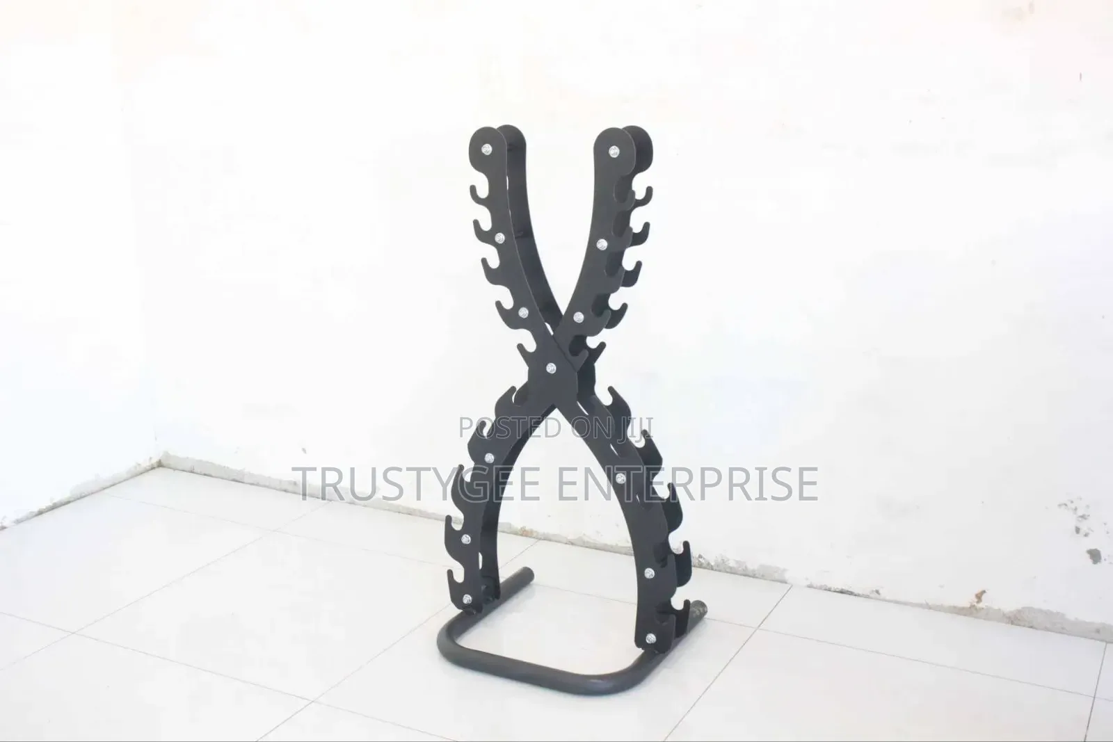 X-Shape Standing Dumbbells Rack (10 Pairs)