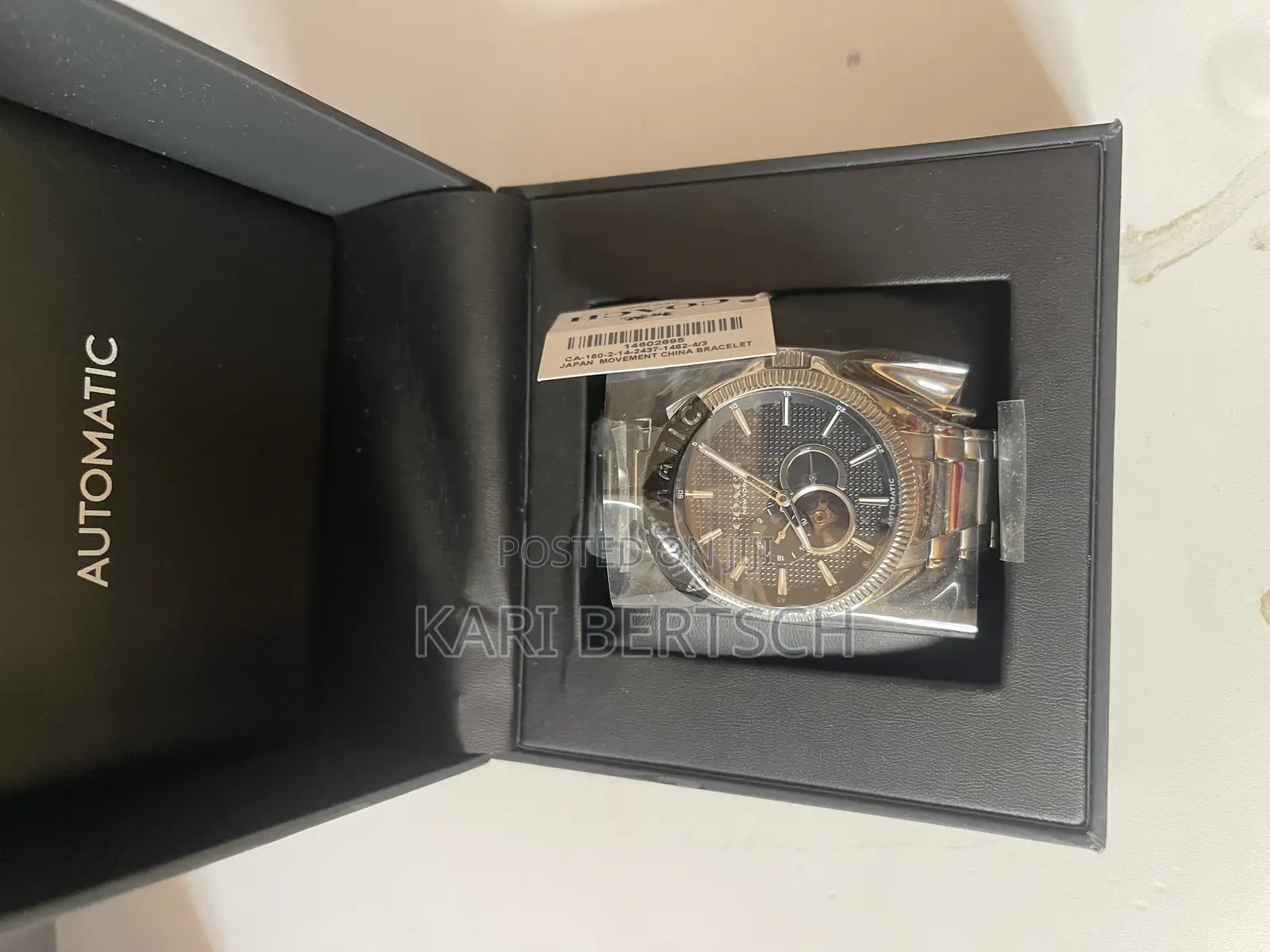 Coach Jackson Automatic Watch, 45mm