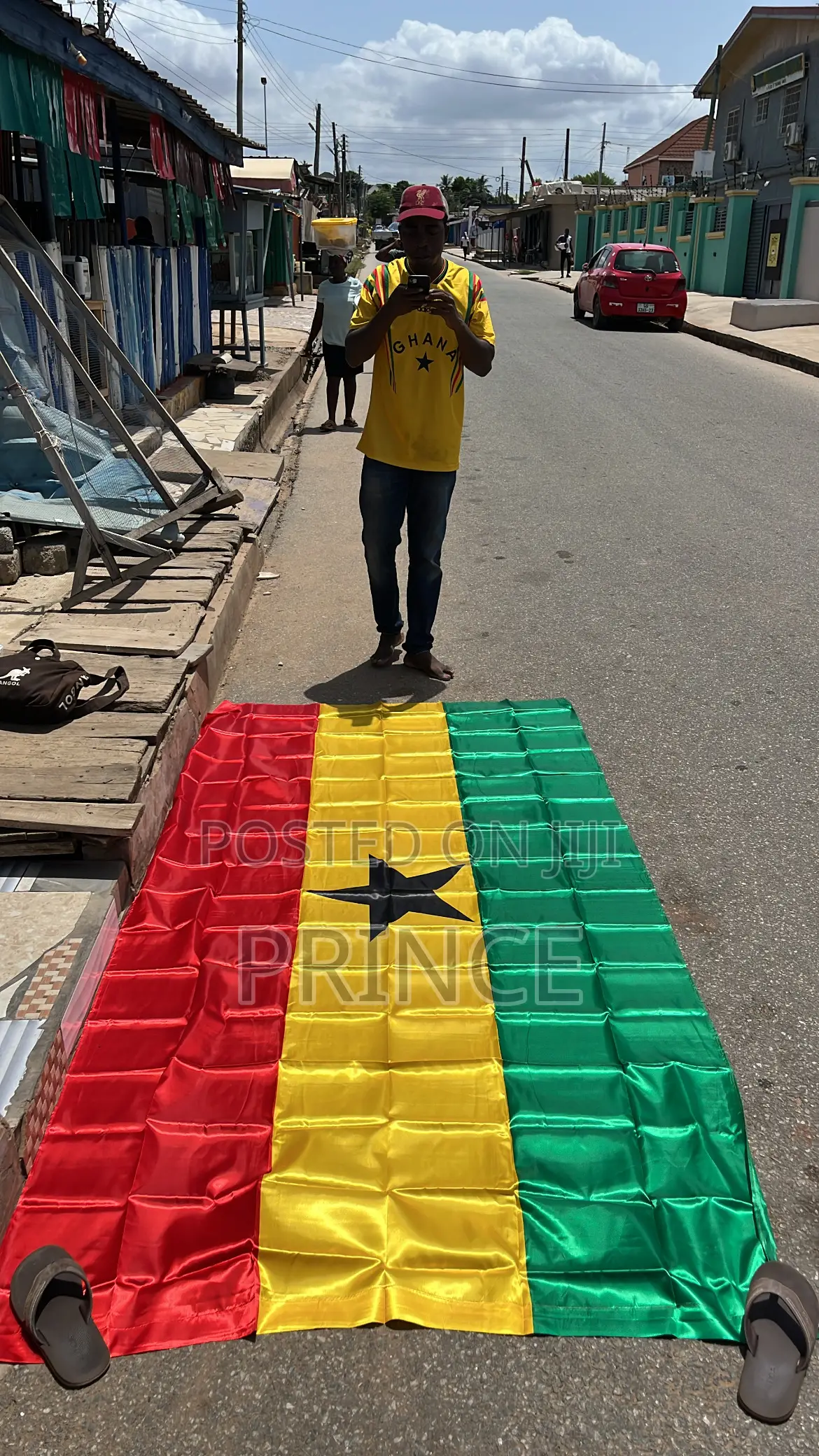 Original Ghana Flag For Big Platform Available