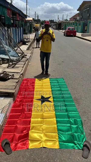 Original Ghana Flag For Big Platform Available