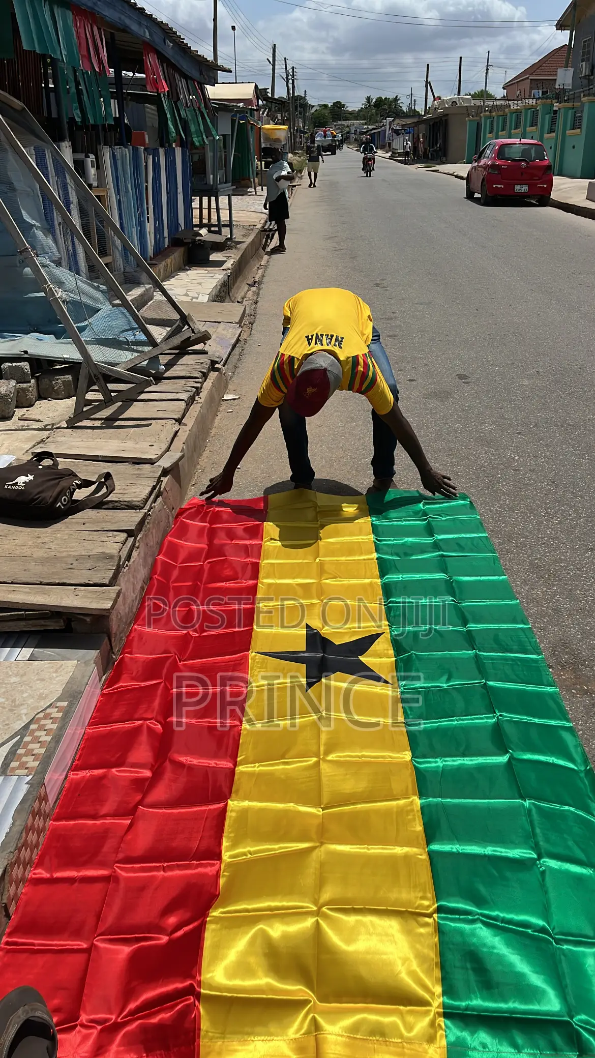 Original Ghana Flag For Big Platform Available