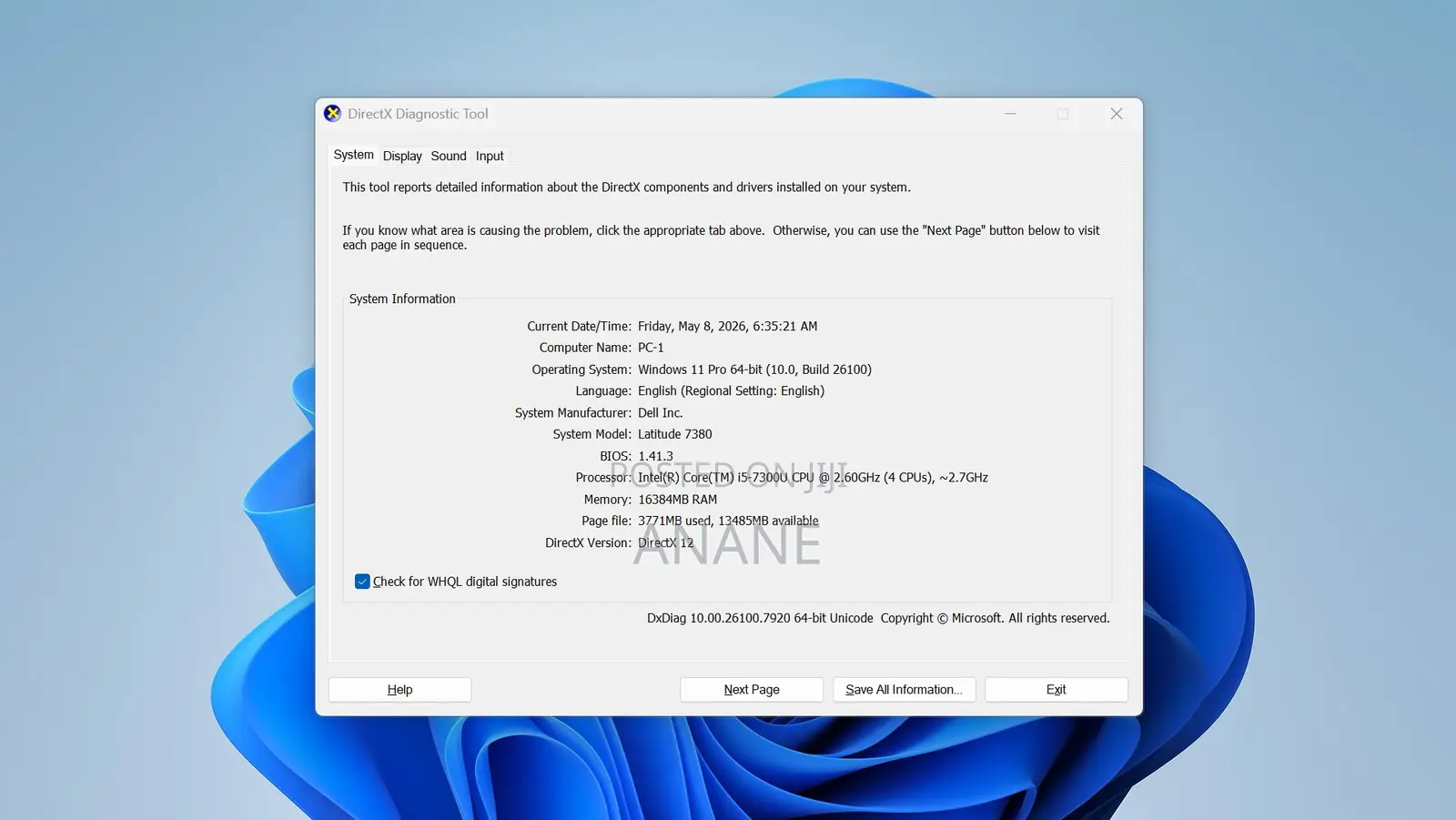 Laptop Dell Latitude 7380 16GB Intel Core i5 SSD 256GB