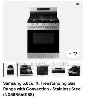 Samsung 5.8cu Freestanding Gas Range
