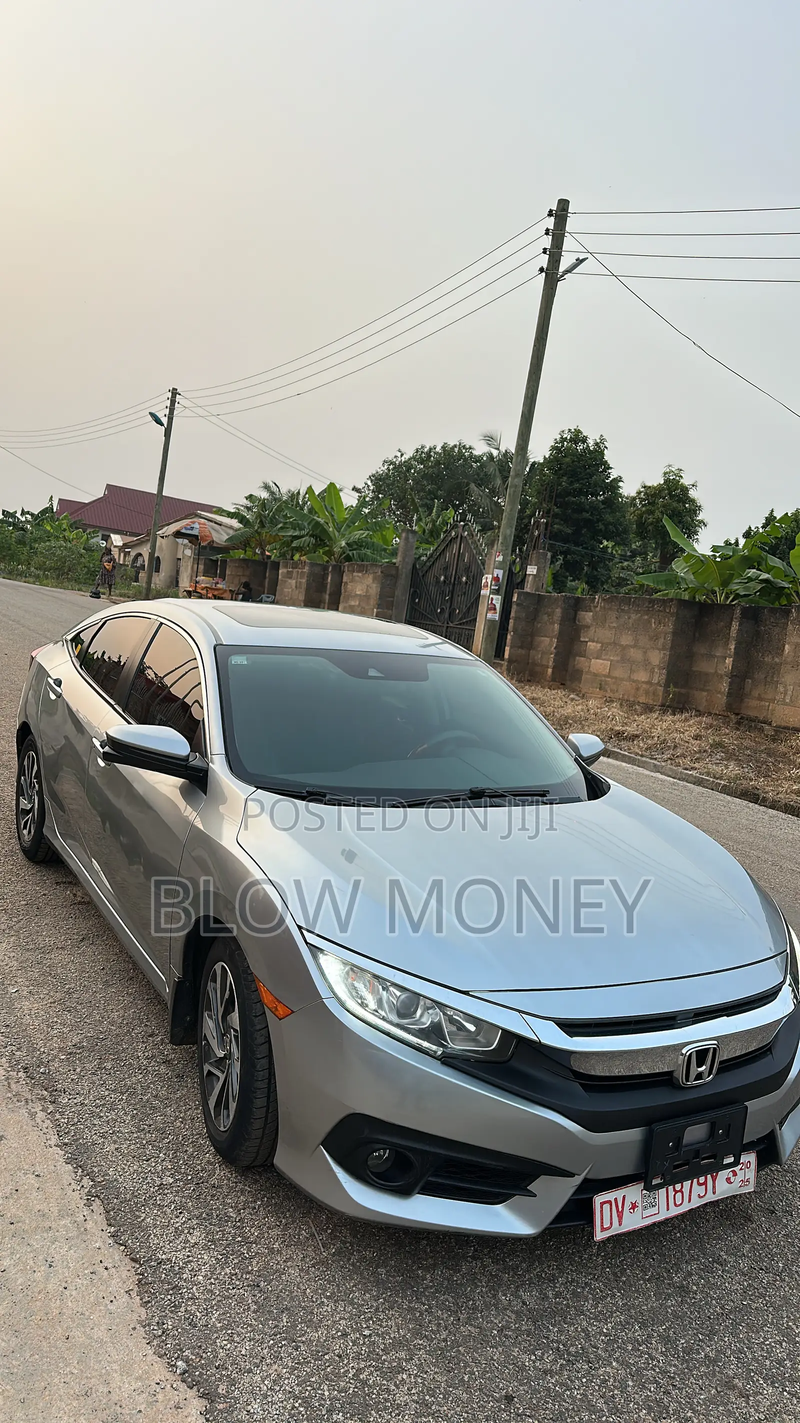 Honda Civic EX 4dr Sedan (2.0L 4cyl) 2017 Silver