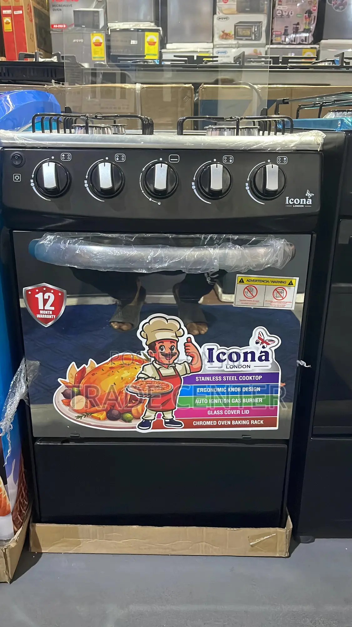 Icona Autoignition 4 Burner Cooker