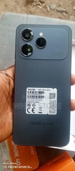 New Tecno Spark 40 128 GB Black