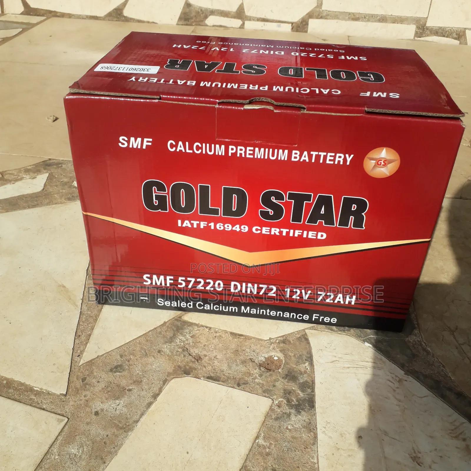 Gold Star Car Battery