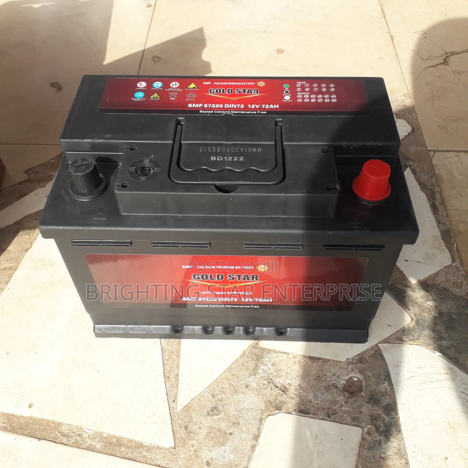 Gold Star Car Battery
