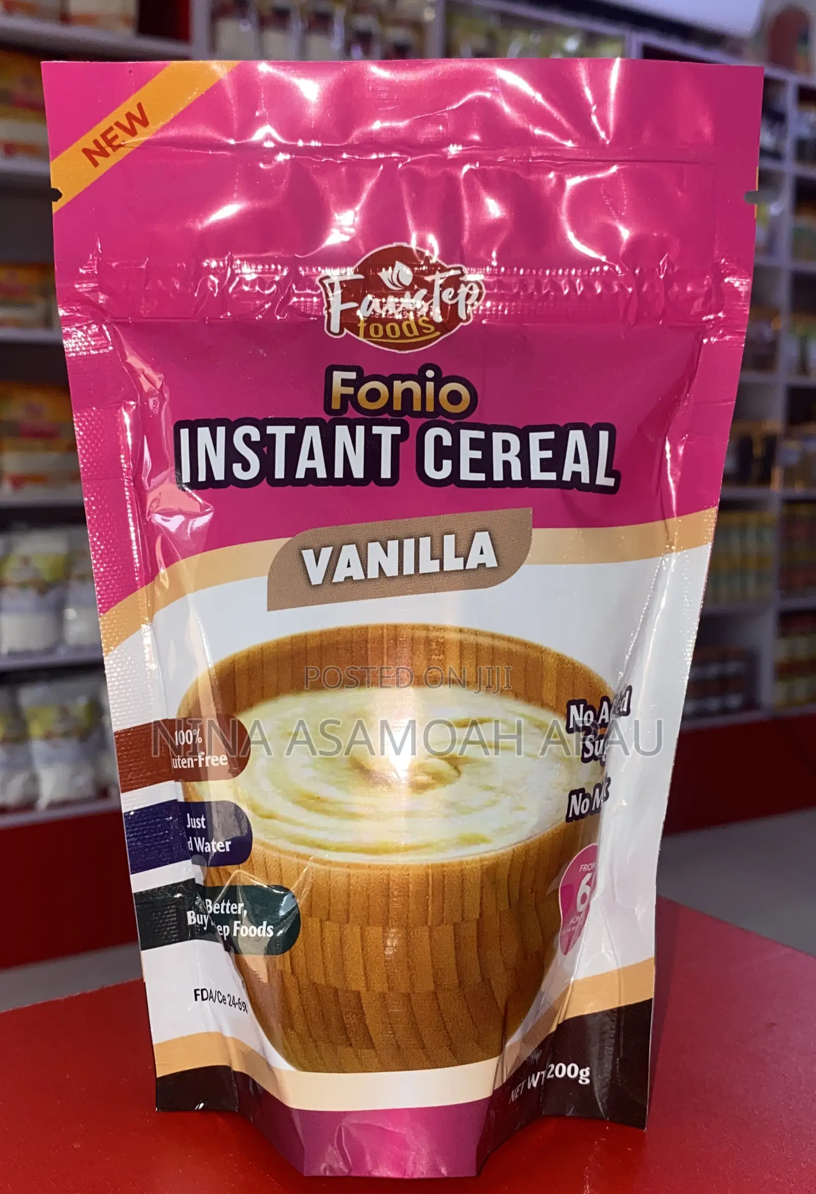 Fonio Instant Cereal