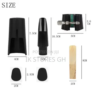 Tenor Saxophone Mouthpiece+Hat+Clip+Reed+Dental Pad Set
