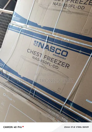 Nasco 600liter Double Door Chest Freezer