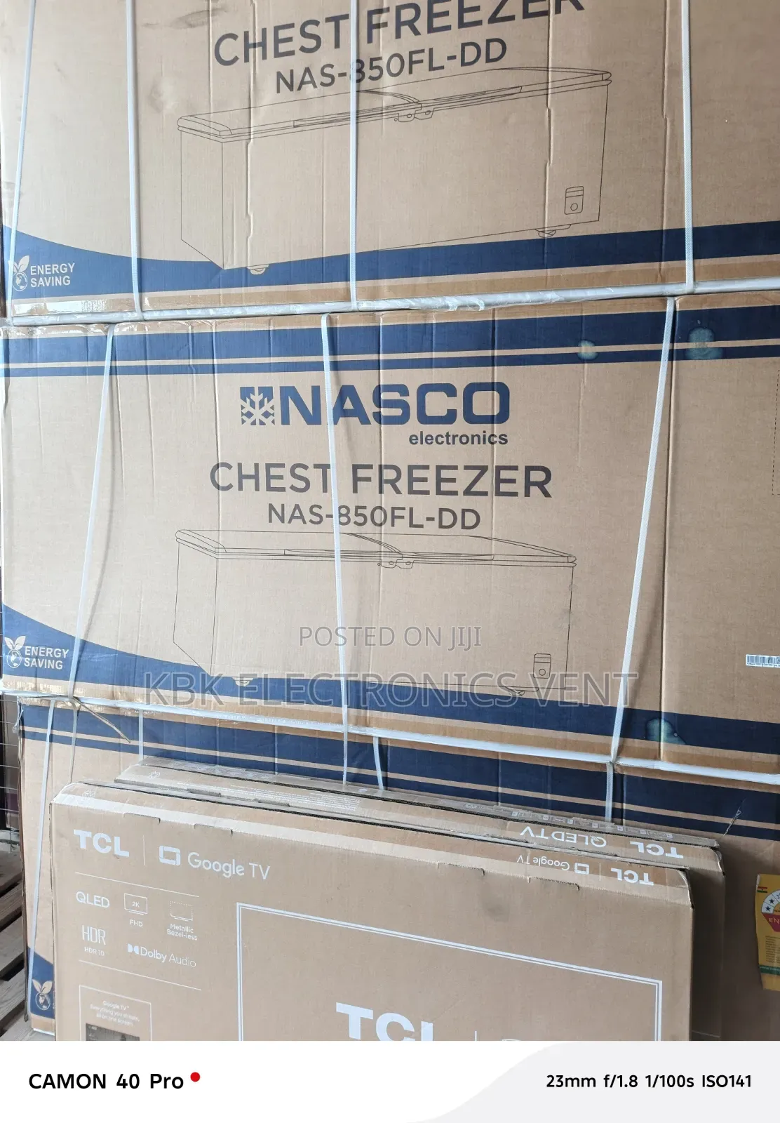 Nasco 600liter Double Door Chest Freezer